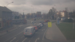 Křižovatka ulic Komenského a Velké Novosady