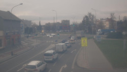 Křižovatka ulic Komenského a Velké Novosady