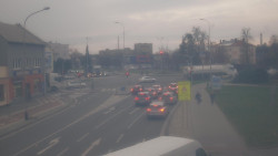 Křižovatka ulic Komenského a Velké Novosady