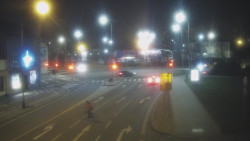 Křižovatka ulic Komenského a Velké Novosady