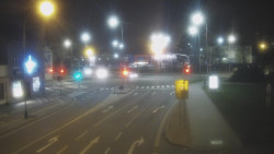 Křižovatka ulic Komenského a Velké Novosady