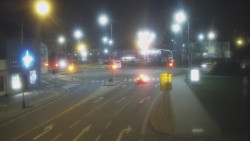 Křižovatka ulic Komenského a Velké Novosady