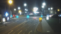 Křižovatka ulic Komenského a Velké Novosady