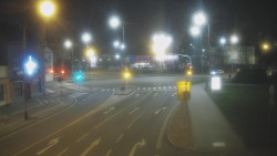 Křižovatka ulic Komenského a Velké Novosady