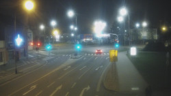 Křižovatka ulic Komenského a Velké Novosady