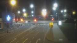 Křižovatka ulic Komenského a Velké Novosady