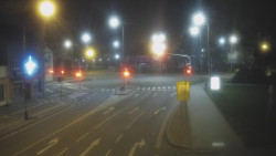 Křižovatka ulic Komenského a Velké Novosady