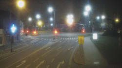 Křižovatka ulic Komenského a Velké Novosady