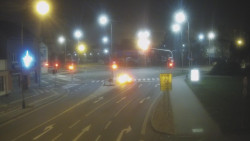 Křižovatka ulic Komenského a Velké Novosady