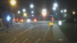 Křižovatka ulic Komenského a Velké Novosady