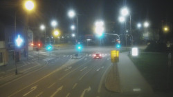 Křižovatka ulic Komenského a Velké Novosady