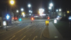 Křižovatka ulic Komenského a Velké Novosady