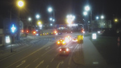 Křižovatka ulic Komenského a Velké Novosady