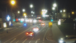 Křižovatka ulic Komenského a Velké Novosady