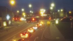 Křižovatka ulic Komenského a Velké Novosady