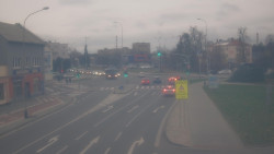 Křižovatka ulic Komenského a Velké Novosady