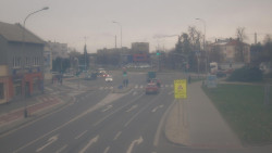 Křižovatka ulic Komenského a Velké Novosady