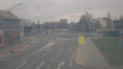 Křižovatka ulic Komenského a Velké Novosady