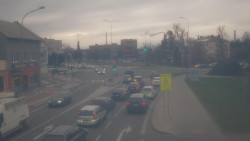 Křižovatka ulic Komenského a Velké Novosady