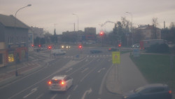 Křižovatka ulic Komenského a Velké Novosady