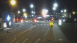 Křižovatka ulic Komenského a Velké Novosady