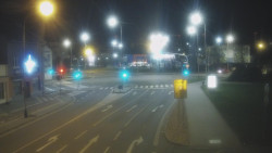 Křižovatka ulic Komenského a Velké Novosady