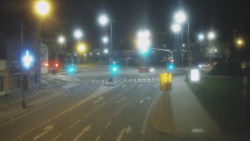 Křižovatka ulic Komenského a Velké Novosady