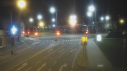 Křižovatka ulic Komenského a Velké Novosady