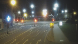 Křižovatka ulic Komenského a Velké Novosady