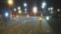 Křižovatka ulic Komenského a Velké Novosady