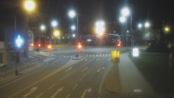 Křižovatka ulic Komenského a Velké Novosady