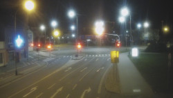 Křižovatka ulic Komenského a Velké Novosady