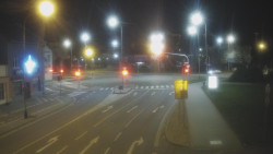 Křižovatka ulic Komenského a Velké Novosady