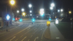 Křižovatka ulic Komenského a Velké Novosady