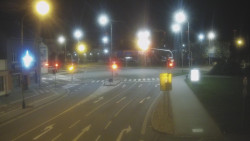 Křižovatka ulic Komenského a Velké Novosady