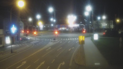 Křižovatka ulic Komenského a Velké Novosady