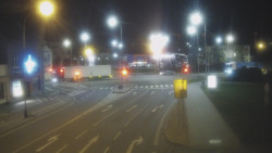 Křižovatka ulic Komenského a Velké Novosady