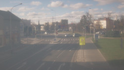 Křižovatka ulic Komenského a Velké Novosady