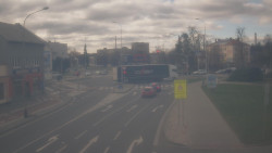 Křižovatka ulic Komenského a Velké Novosady