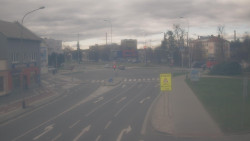 Křižovatka ulic Komenského a Velké Novosady