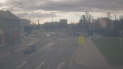 Křižovatka ulic Komenského a Velké Novosady