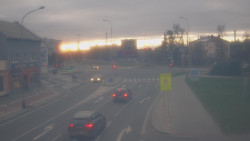 Křižovatka ulic Komenského a Velké Novosady