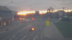 Křižovatka ulic Komenského a Velké Novosady