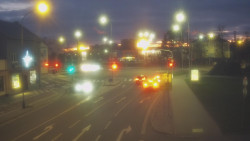 Křižovatka ulic Komenského a Velké Novosady