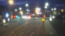 Křižovatka ulic Komenského a Velké Novosady