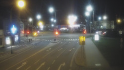 Křižovatka ulic Komenského a Velké Novosady