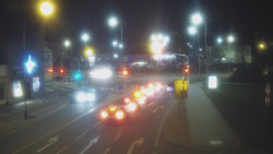 Křižovatka ulic Komenského a Velké Novosady