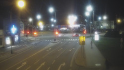 Křižovatka ulic Komenského a Velké Novosady