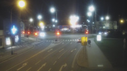 Křižovatka ulic Komenského a Velké Novosady