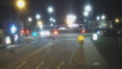 Křižovatka ulic Komenského a Velké Novosady